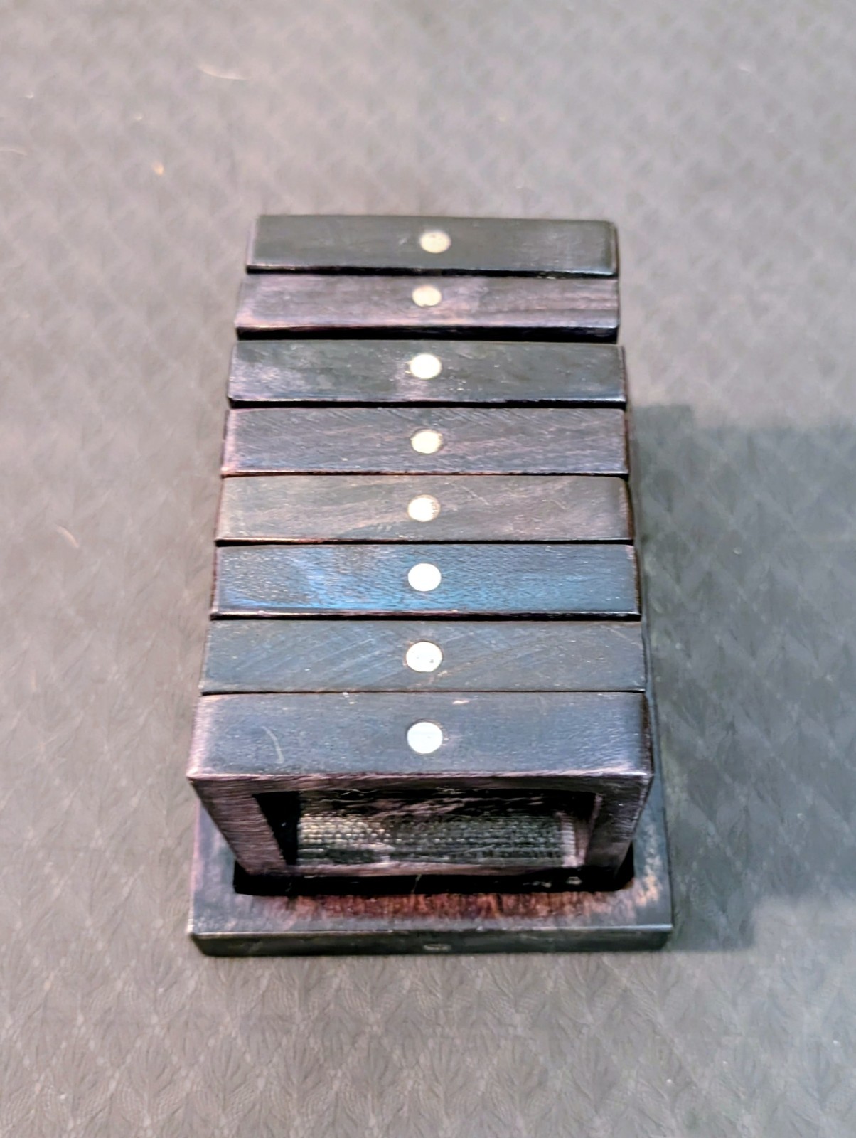 8 Piece Component Collector for Board Games by Dog Might Real Wood Magnets Black