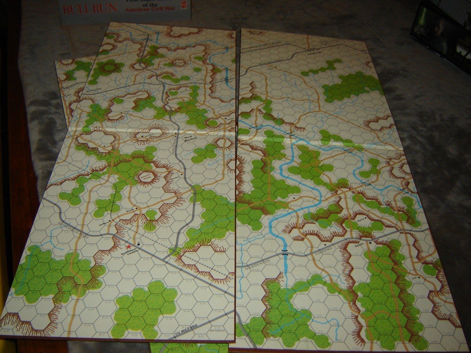 Avalon Hill Game Co. #847 Bull Run UNPUNCHED Never Played Excellent Cond NICE