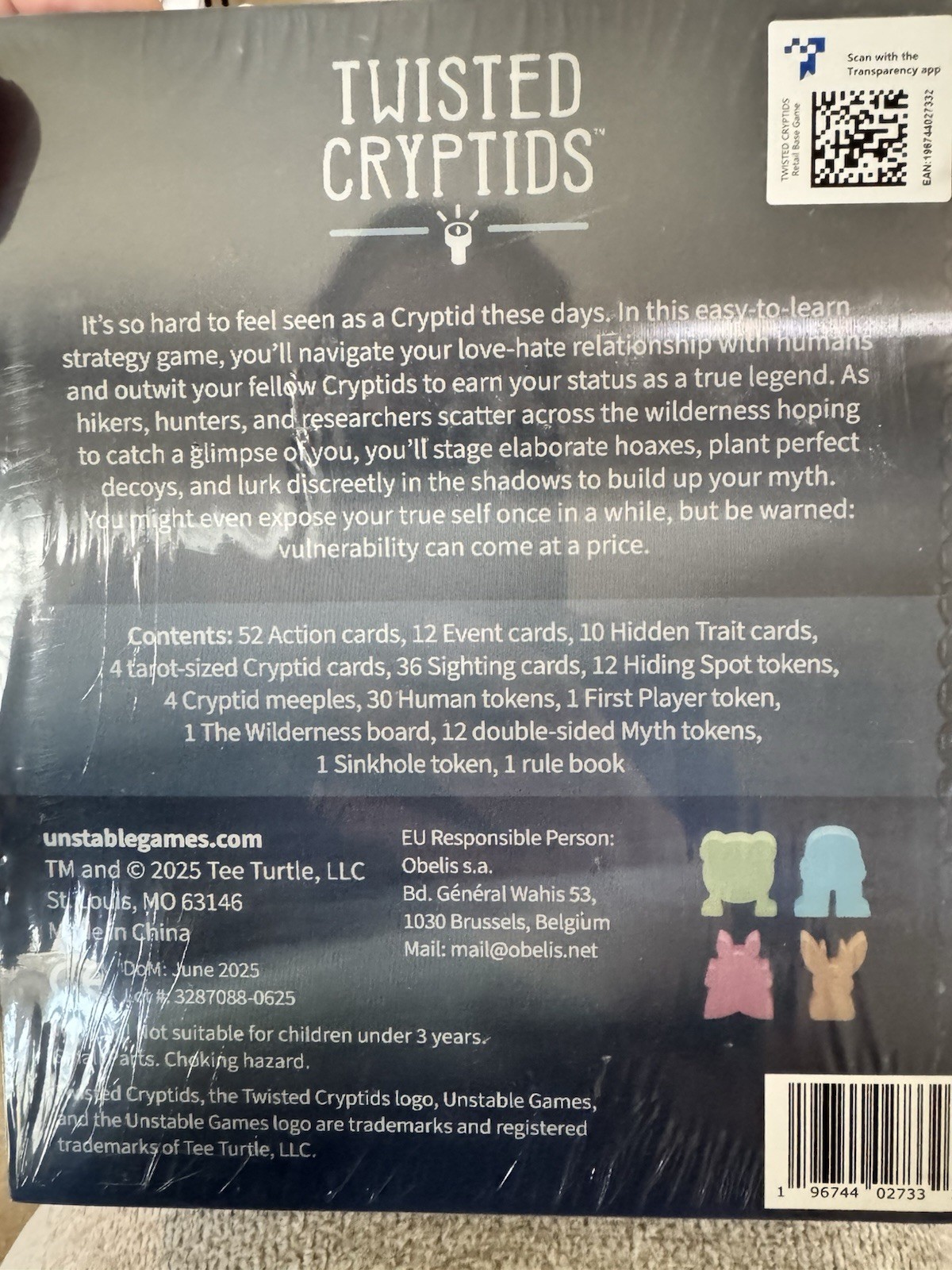 Twisted Cryptids Board Game New Still Sealed