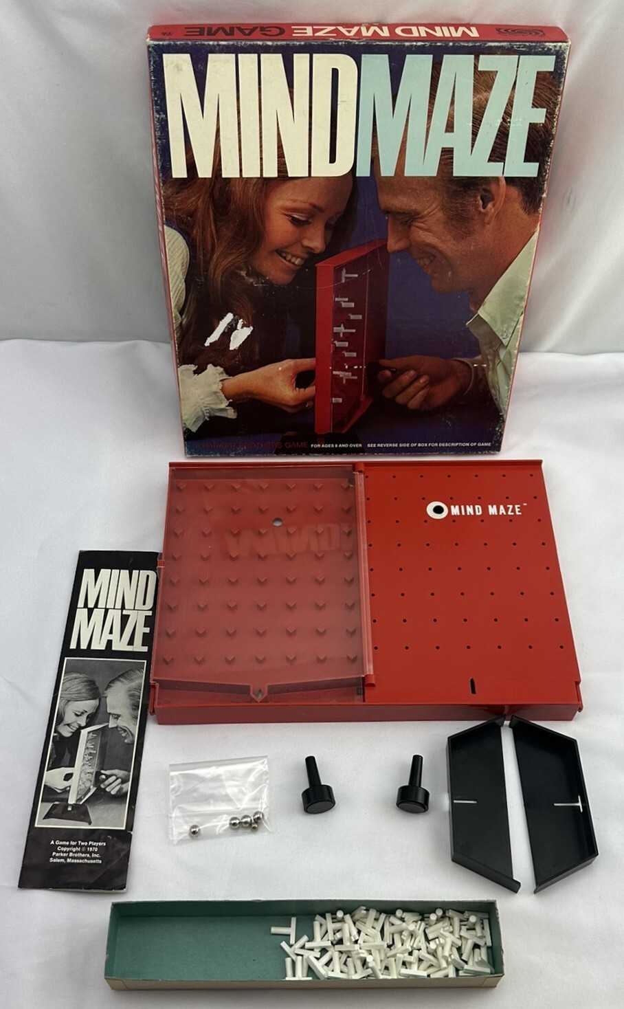 1970 Mind Maze Game by Parker Brothers Complete Great Condition FREE SHIPPING