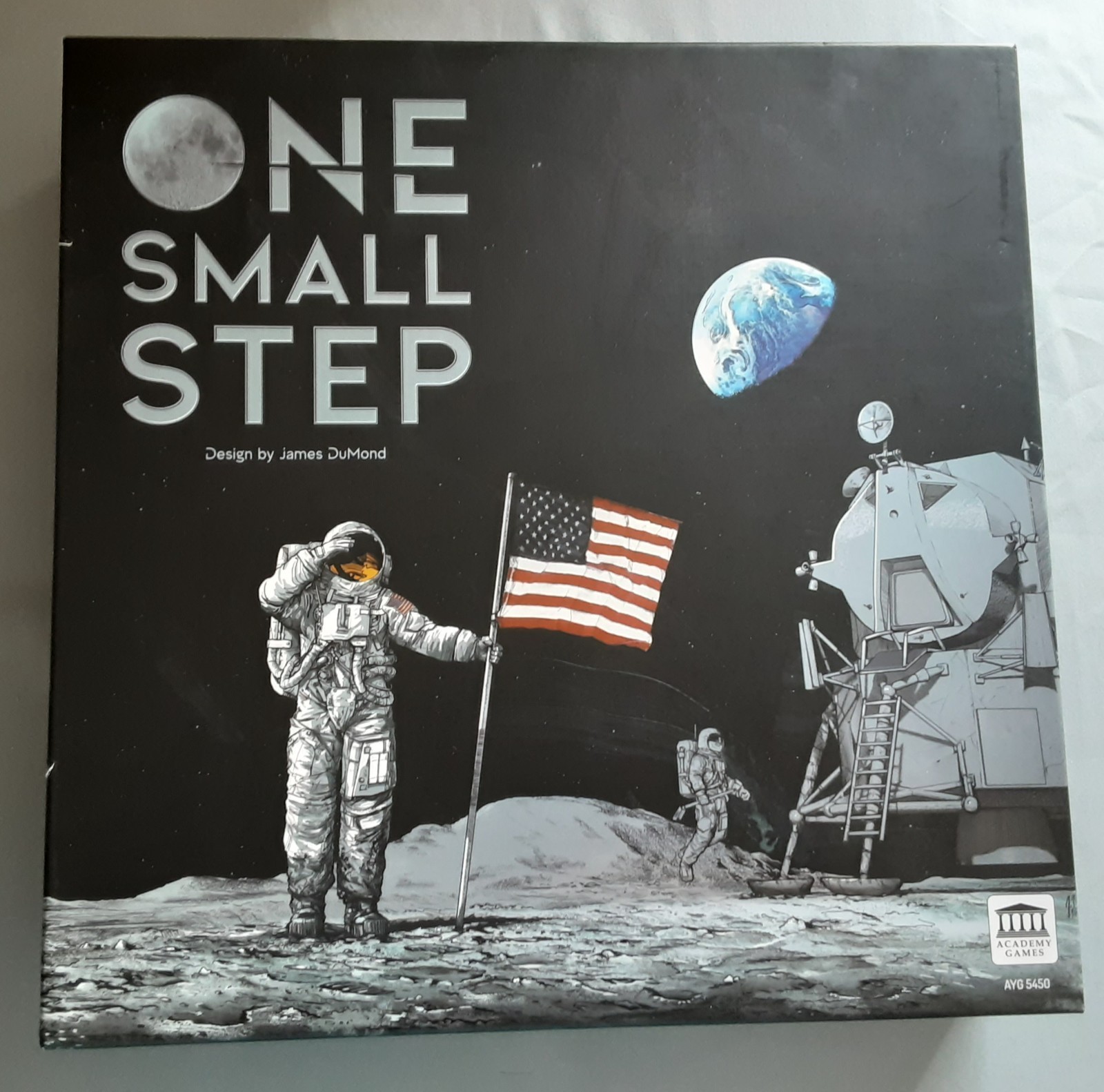 ONE SMALL STEP Board Game – Academy Games Open Box