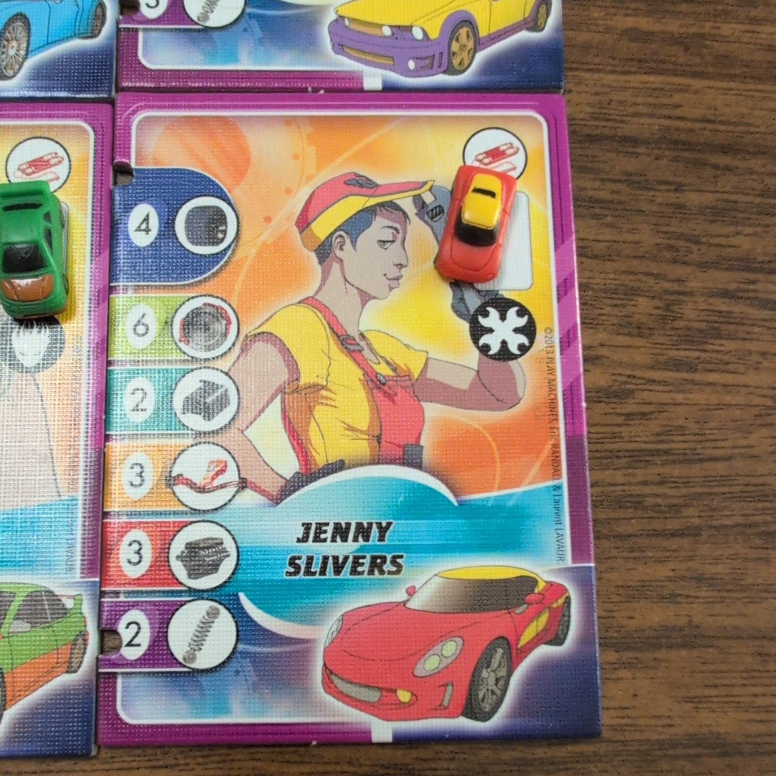Replacement Drivers and Cars for Formula D Board Game