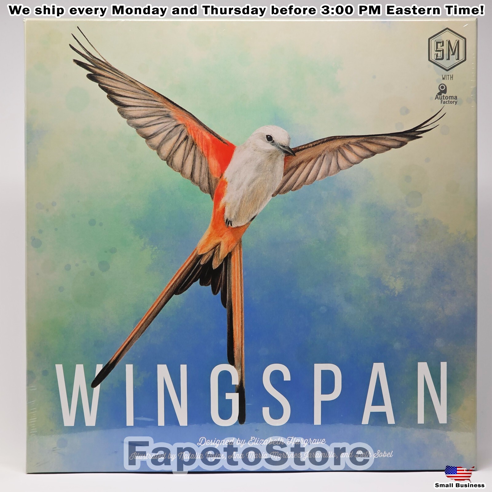 Stonemaier Games – Wingspan Board Game Base – Strategy, STM910
