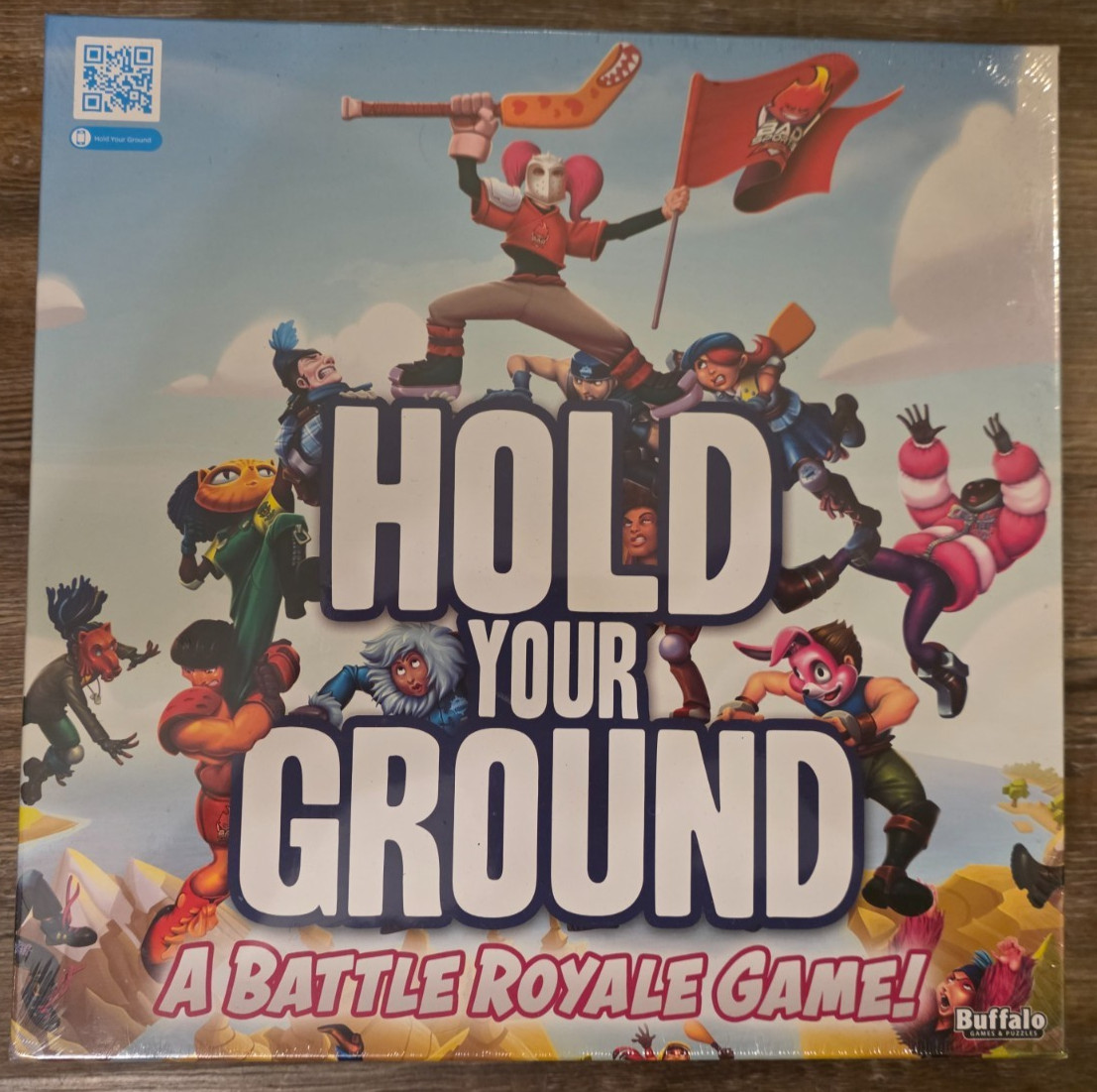 Buffalo Games – Hold Your Ground – Deck Building Action Game – Survival Space