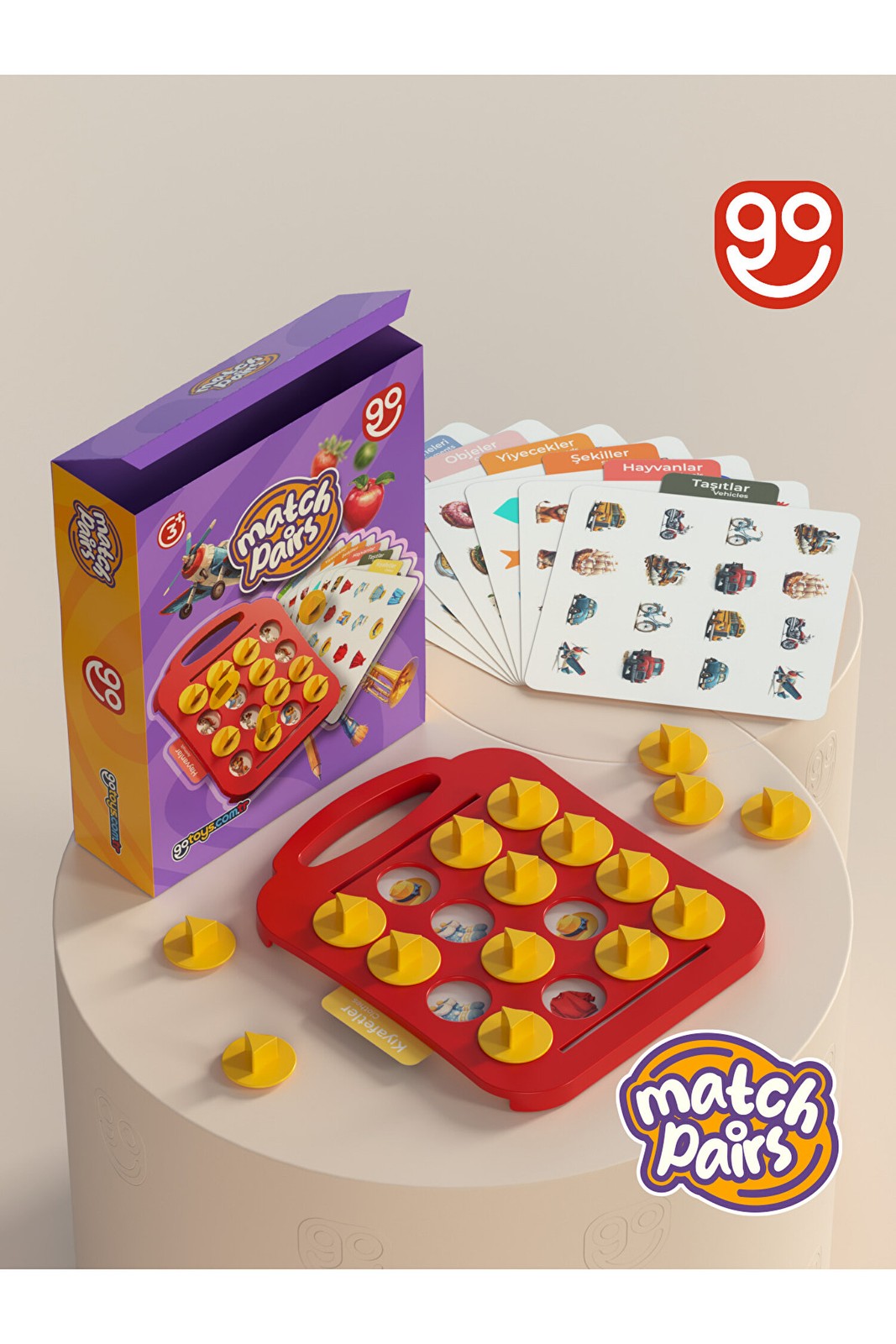 Memory Match Pairs Card Game Educational Toy 3+ Years – Rigor Universe