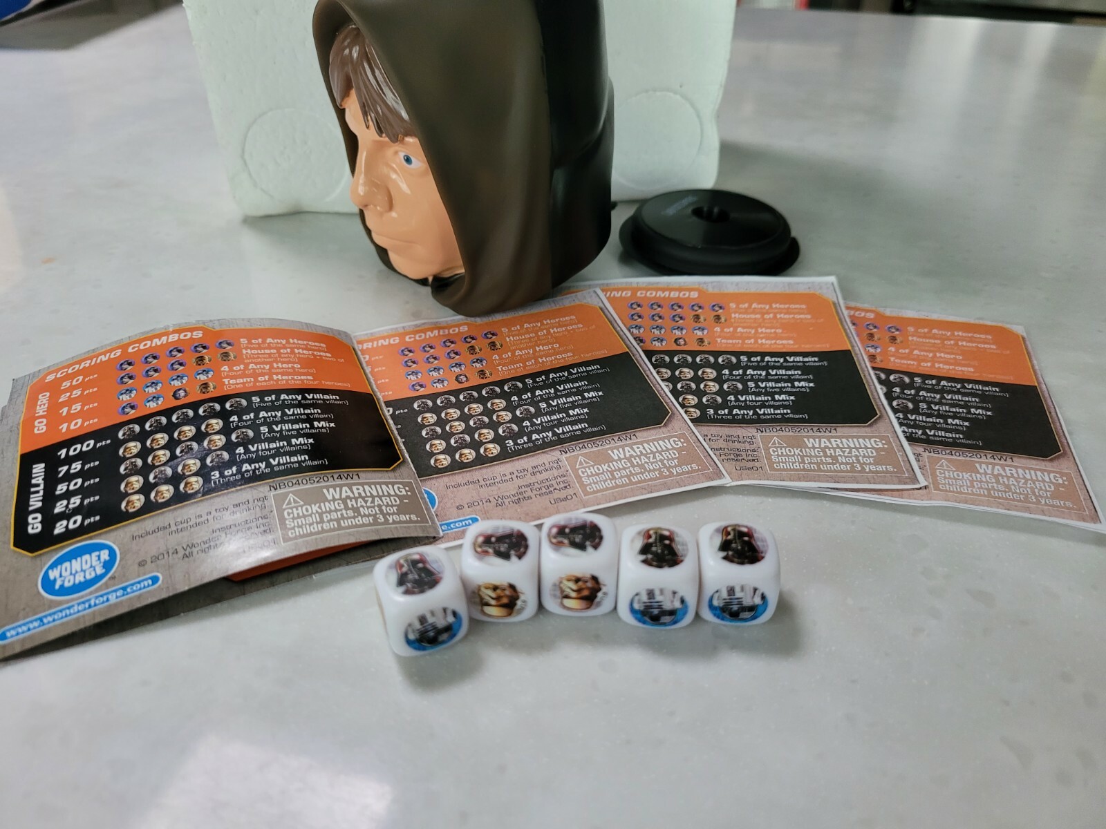 Rare – Star Wars FACE OFF Game By Wonder Forge Disney Dice Family Game COMPLETE