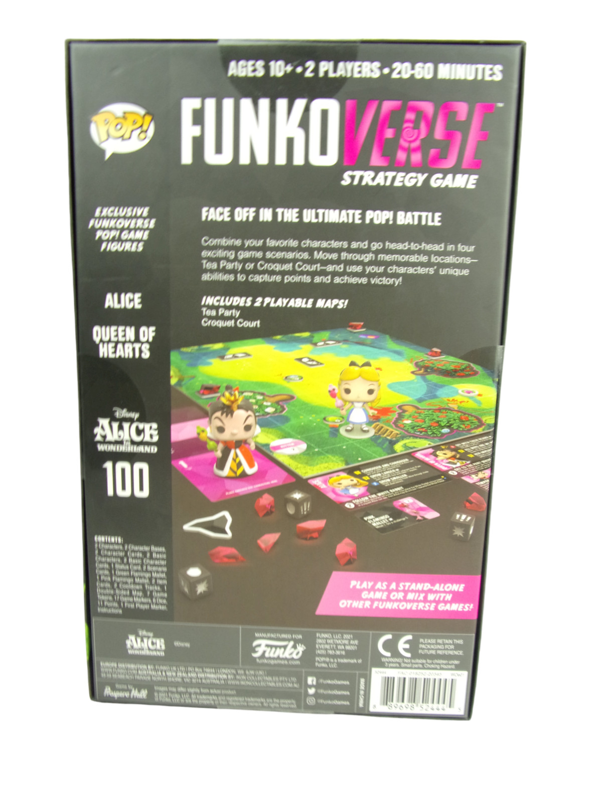 CHASE FUNKO POP RARE – Funkoverse 2021 Alice In Wonderland Disney Strategy Game