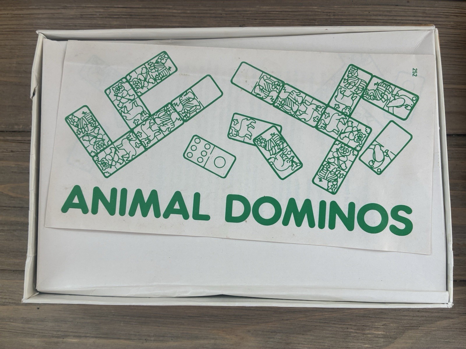VTG 1990 Animal Dominos By Discovery Toys