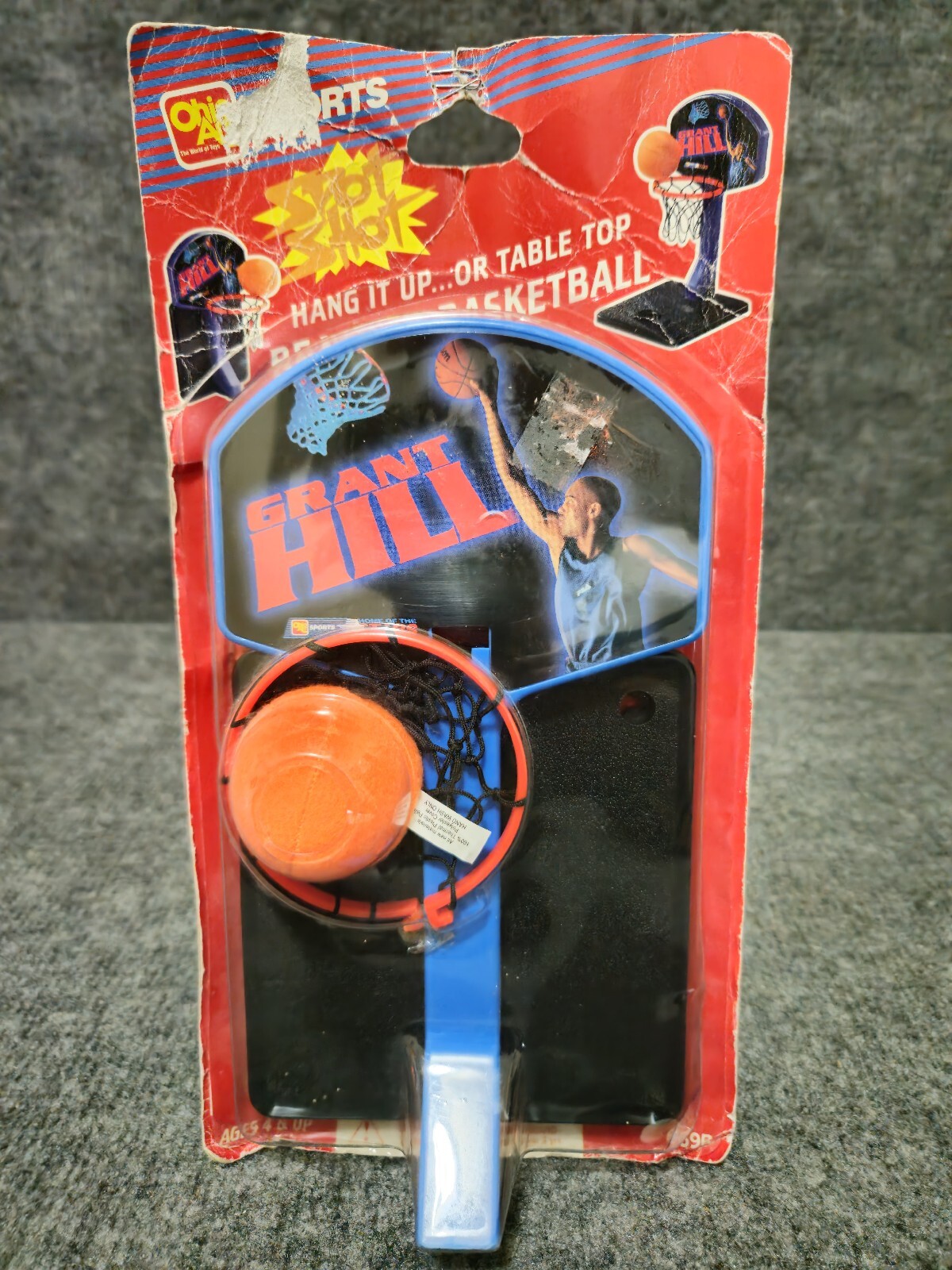 Vintage Grant Hill SPOT SHOT Table Top Beanbag Basketball