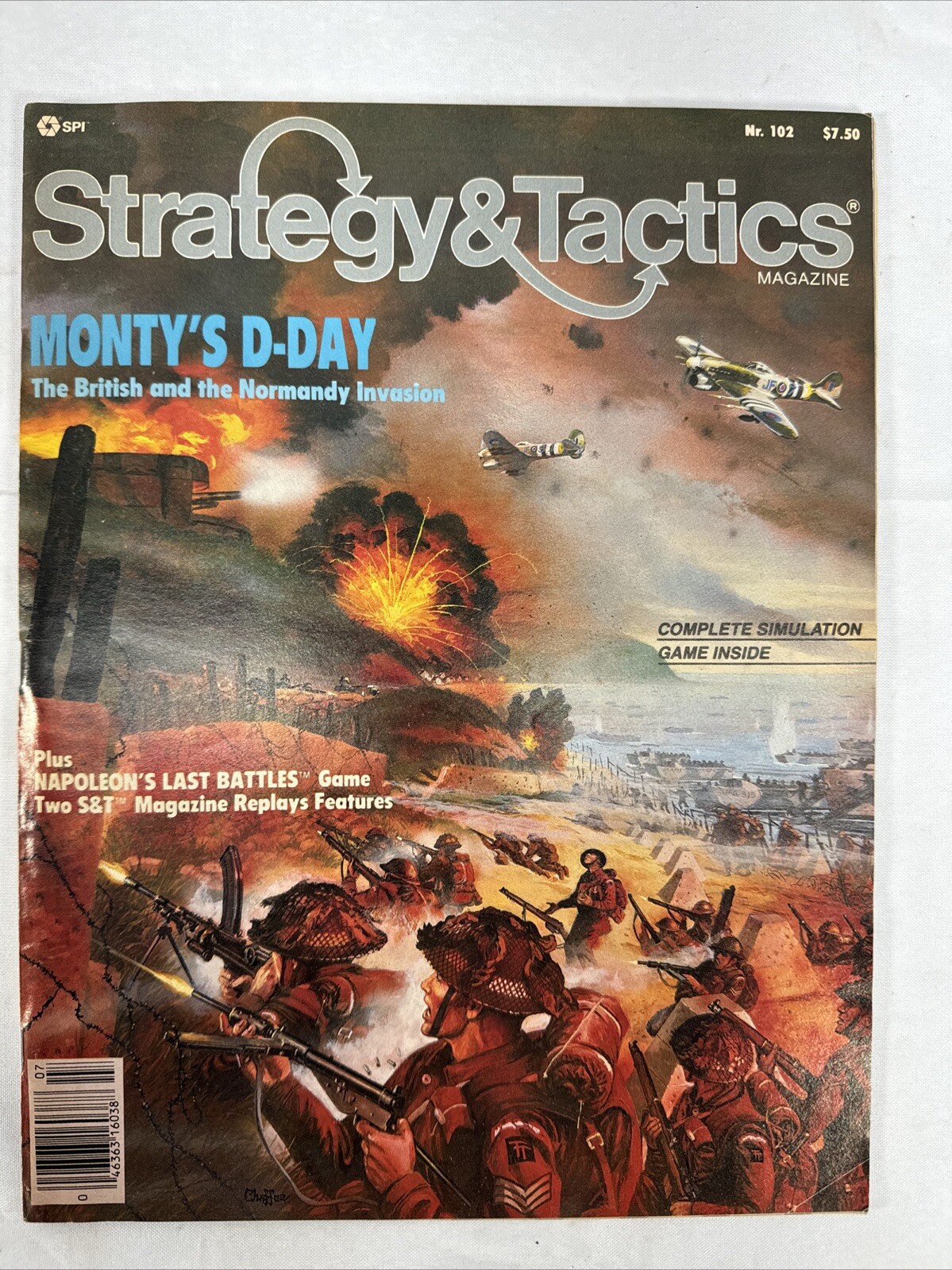 Strategy & Tactics 102 – Monty’s D-Day Complete Unpunched and Unused