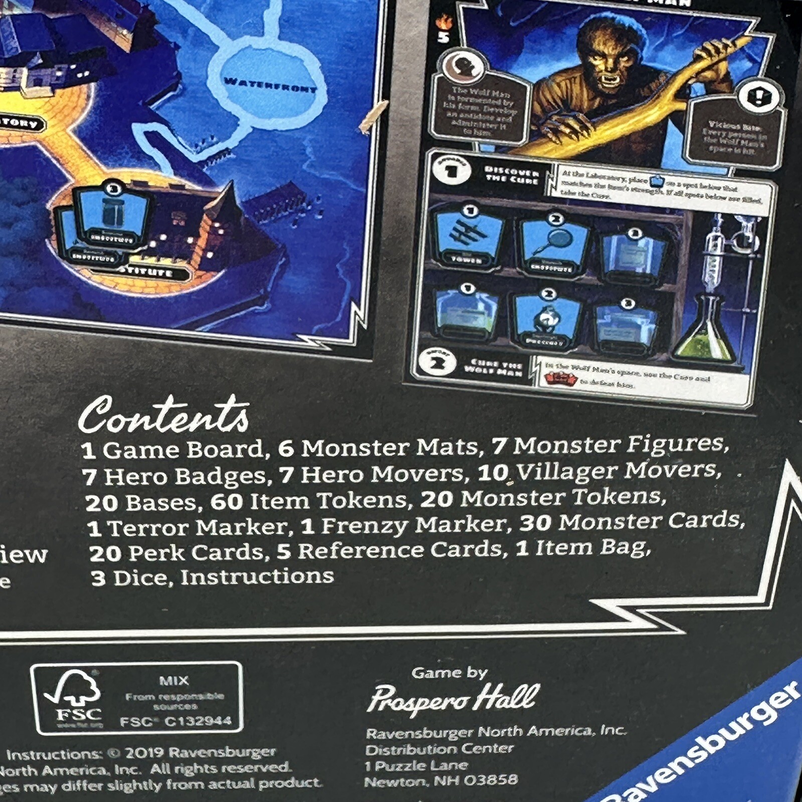 Ravensburger 60001836 Horrified Universal Monsters Strategy Board Game