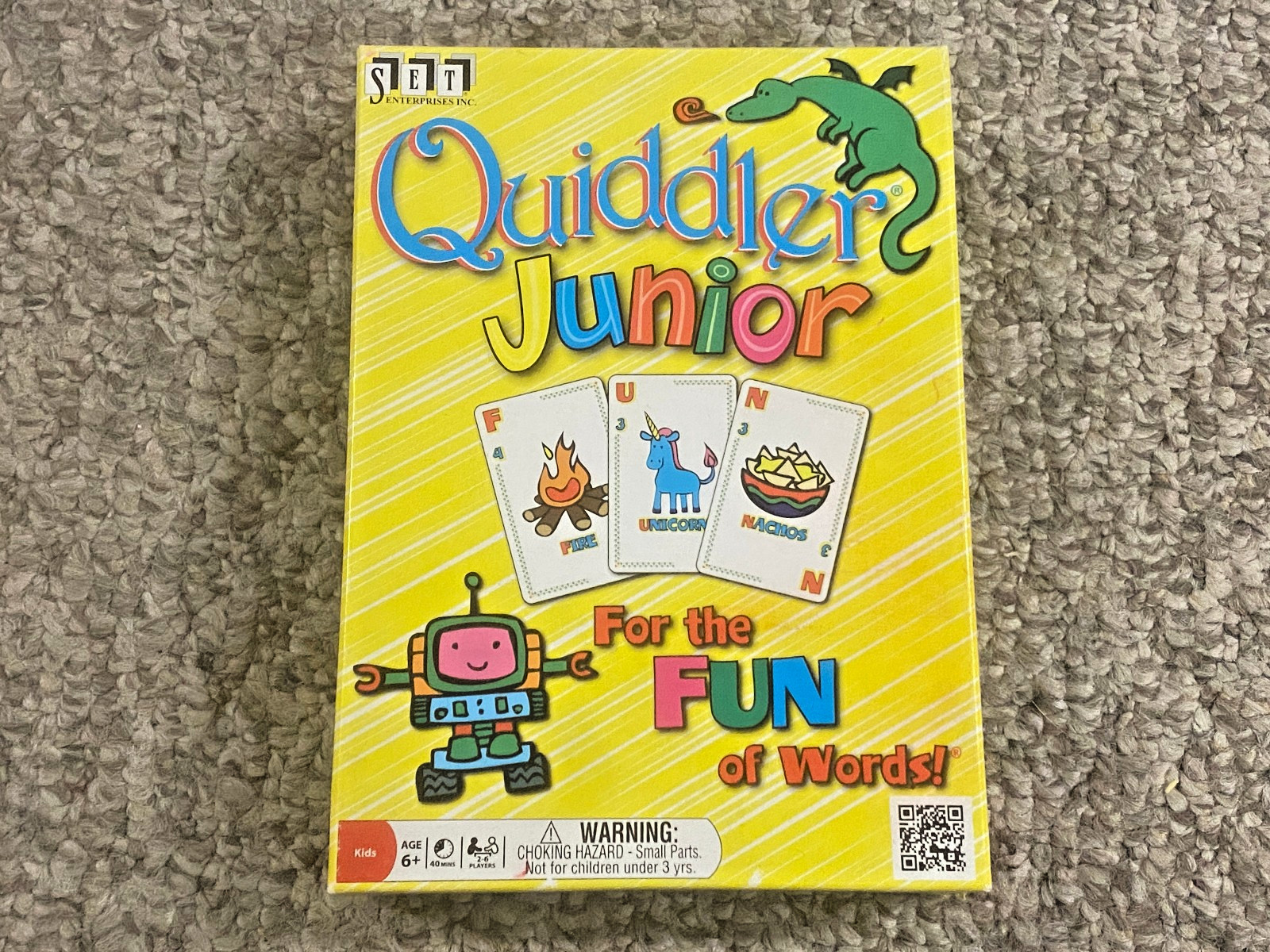 Quiddler Junior – Set Enterprises, Inc. 2013 – Complete
