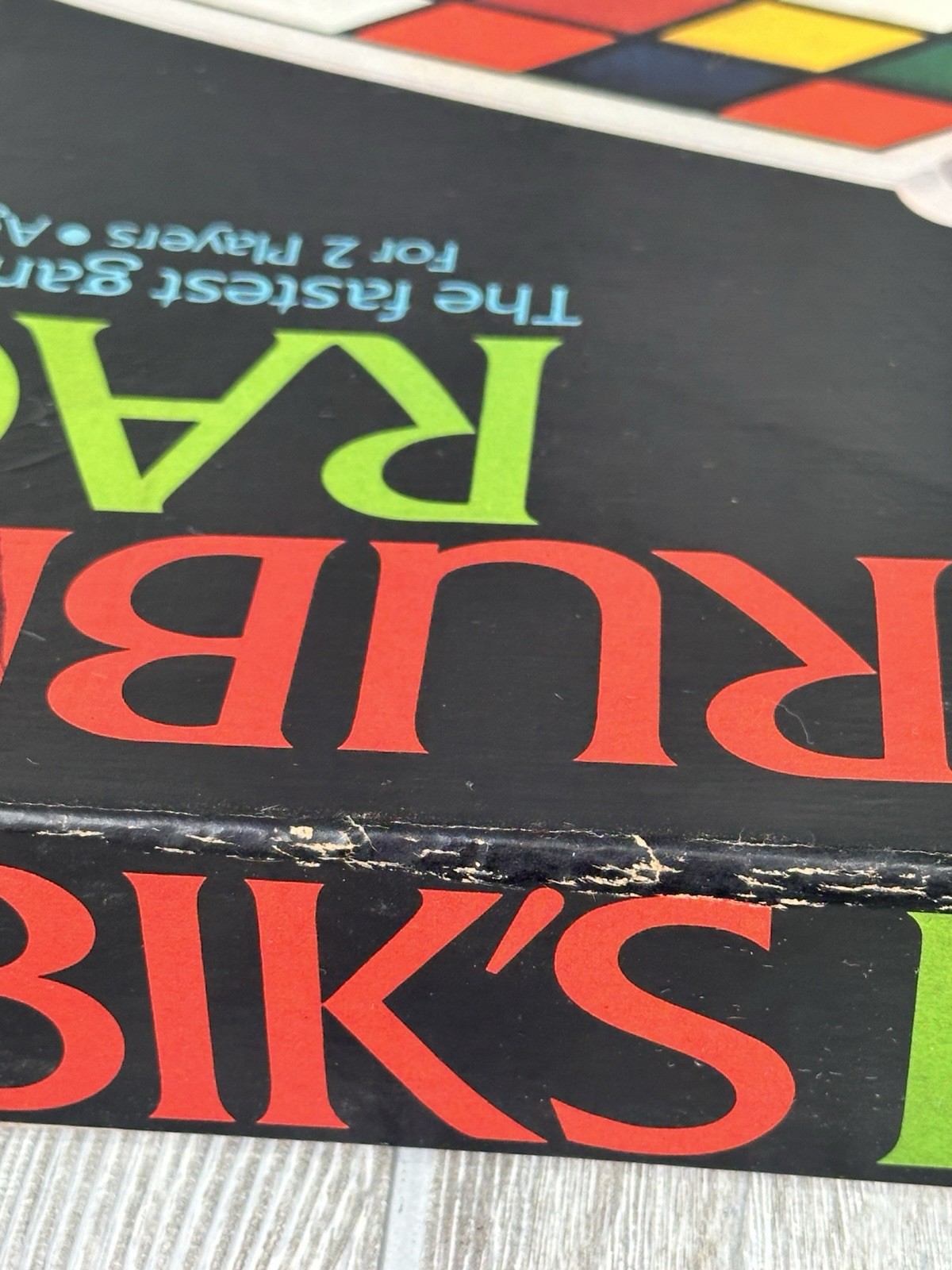 Ideal Rubik’s Race Game Original Box 1982 Maker’s of Rubik’s Cube 2 Player VTG