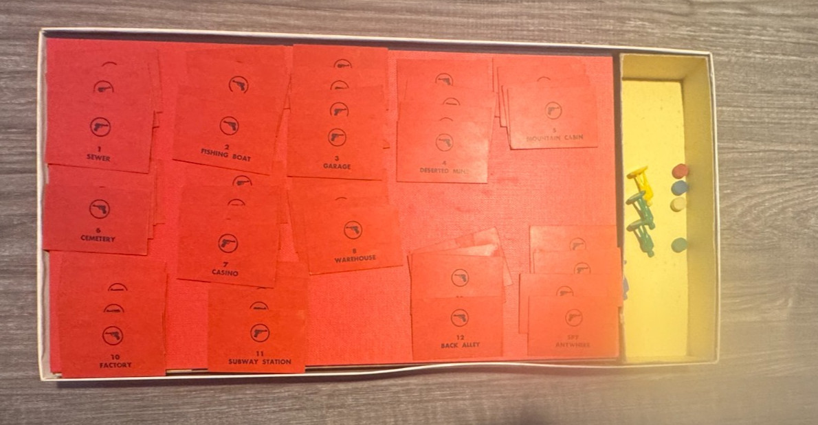 Incomplete James Bond Secret Agent 007 Game 1964 Milton Bradley Not Complete