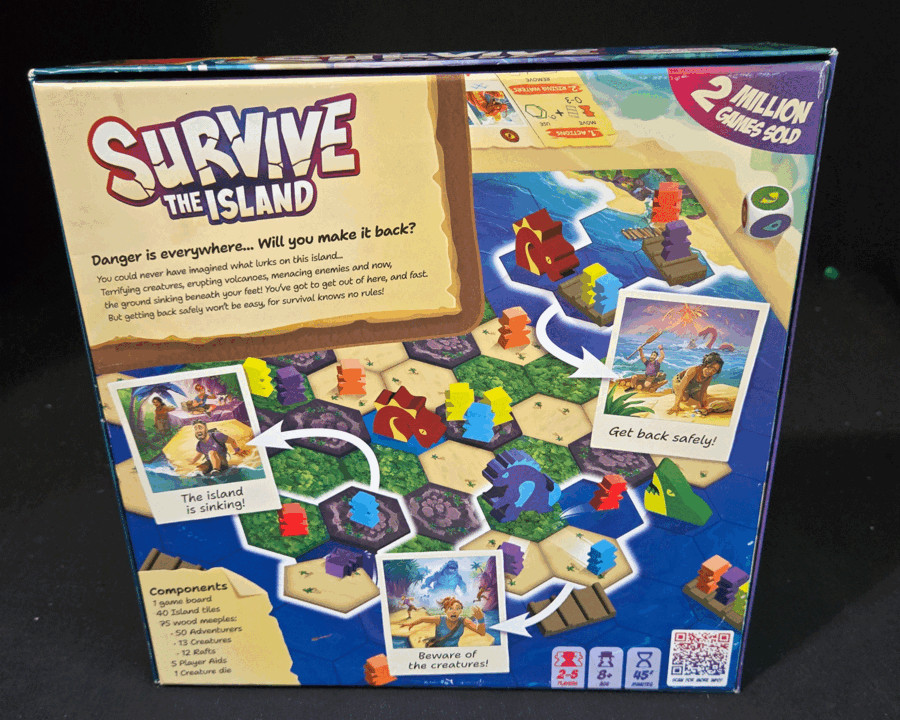 Zygomatic Game Survive The Island Family Fun Board Game Complete