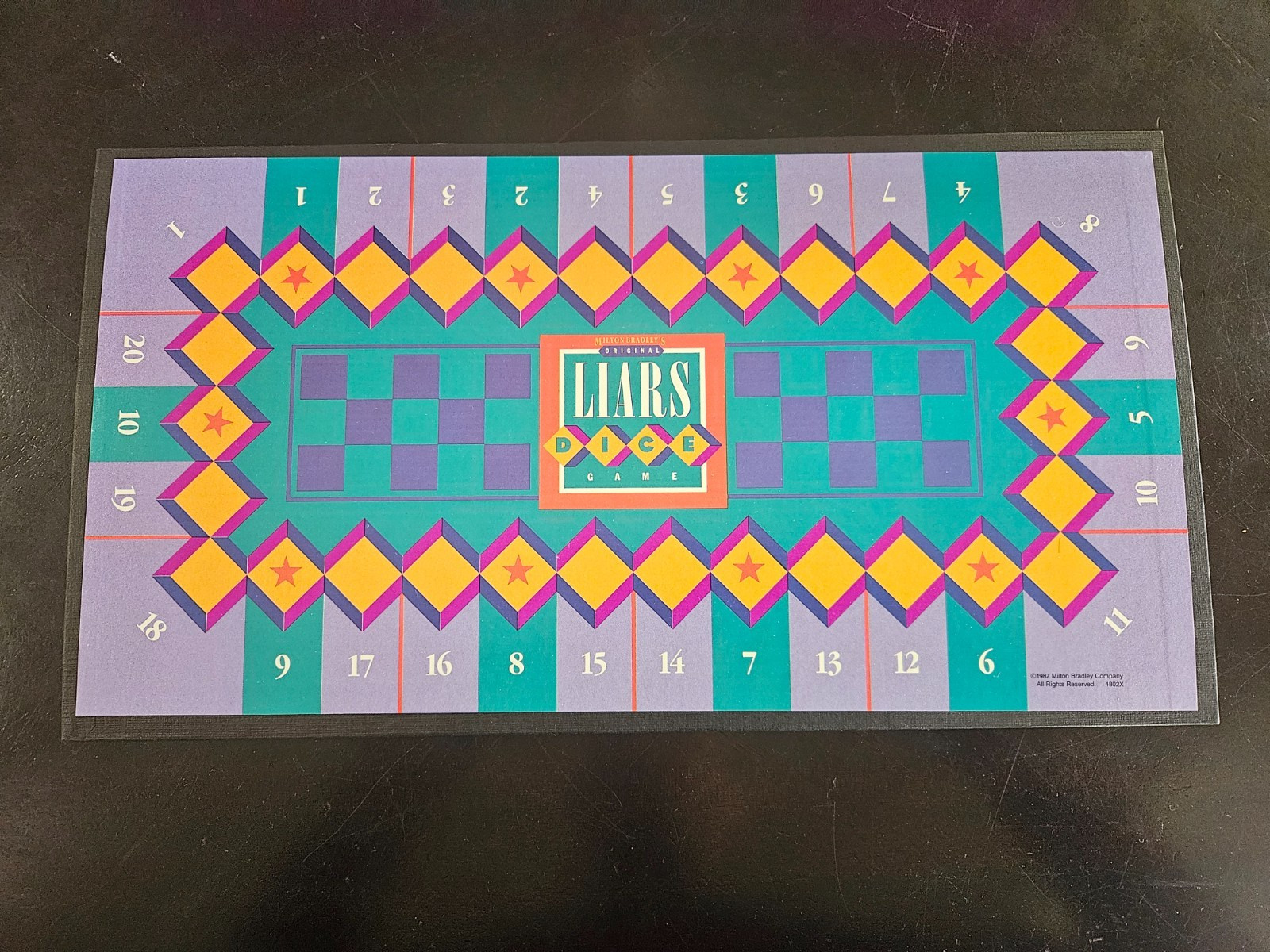 Liar’s Dice Board Game -Complete, NEW- Milton Bradley 1987