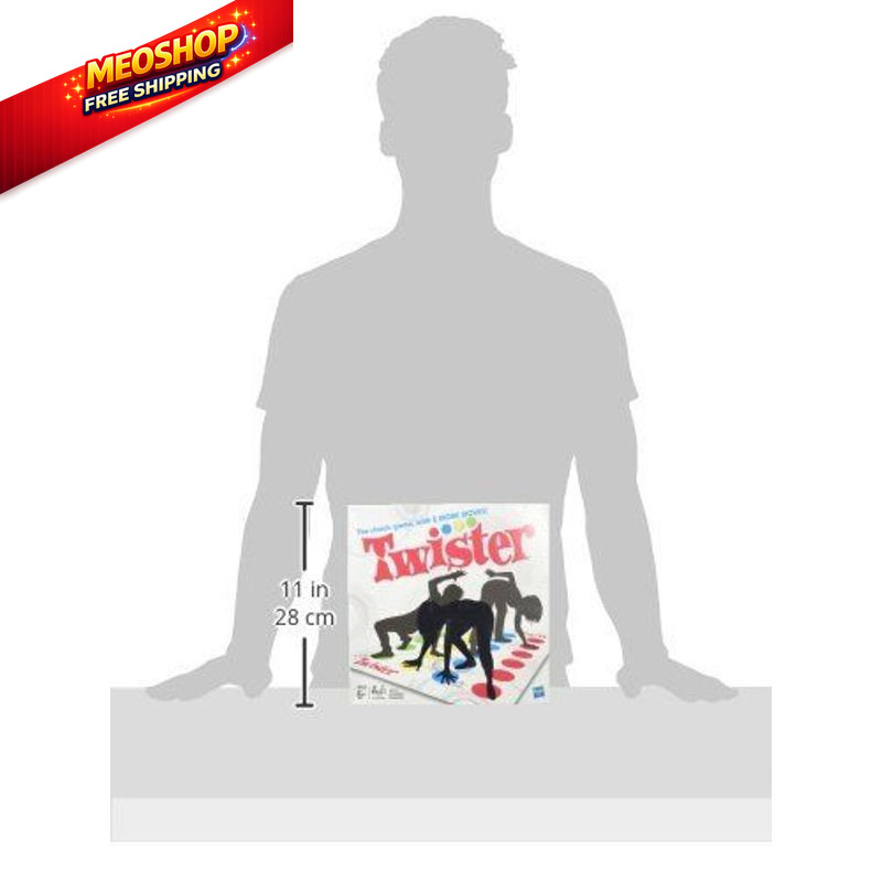 Hasbro Twister Party Classic Board One Size, Red, Yellow, Blue, Green, White