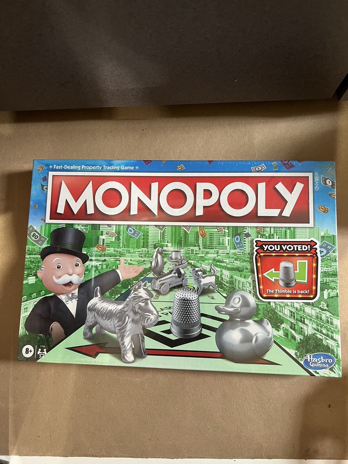 Hasbro Monopoly Boardgame NIB NEW FACTORY SEALED YOU VOTED EDITION