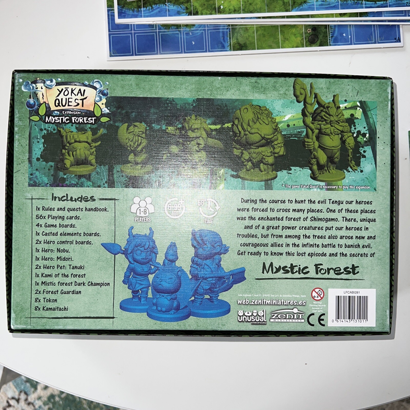 Zenit Board Game Yokai Quest – Mystic Forest Expansion NEW in open Box Complete