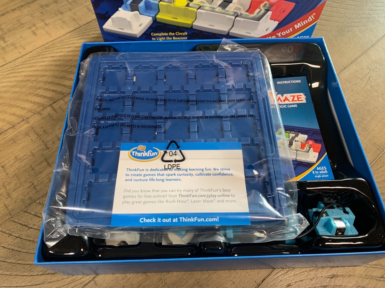 ThinkFun CIRCUIT MAZE Electric Current Logic Game | Ignite Your Mind! 60 Challen