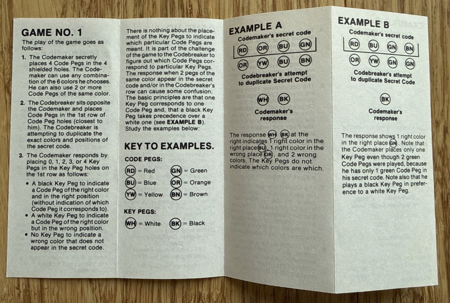 Travel Mastermind Vintage 1988 Pressman Games-To-Go Complete Puzzle Game