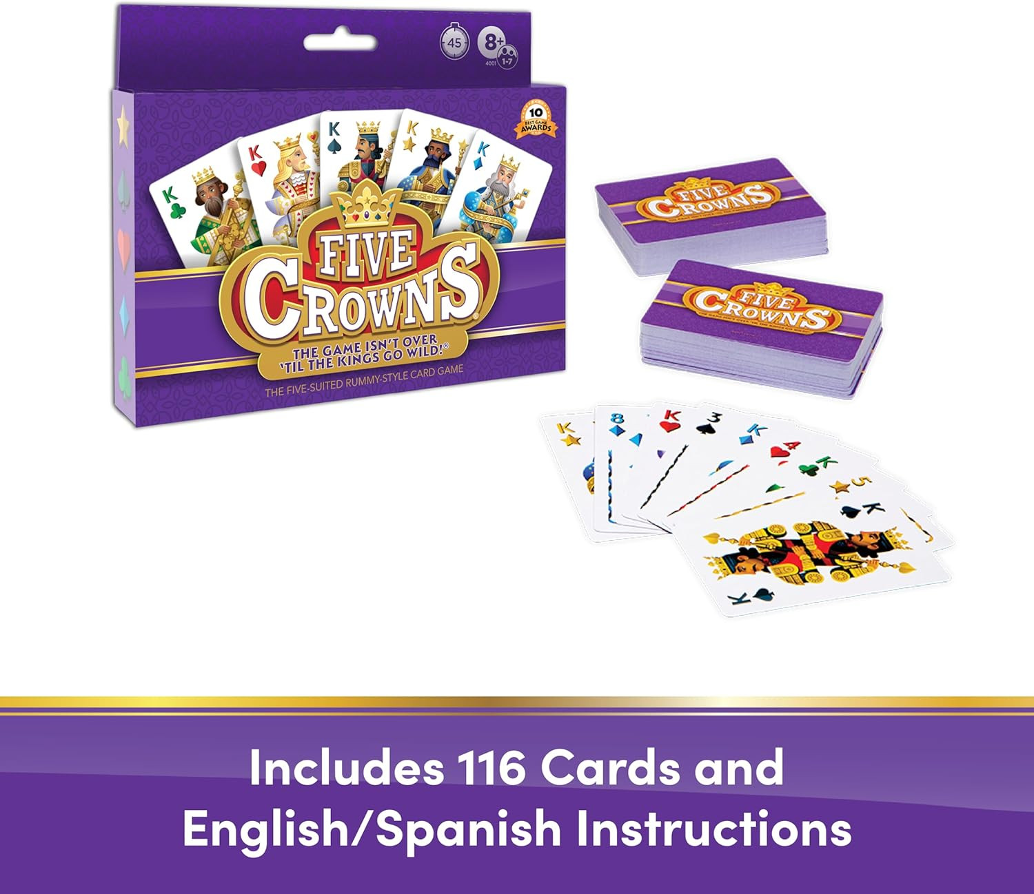 Five Crowns – Card Game for Kids and Adults, Travel and Family Game Night Favori