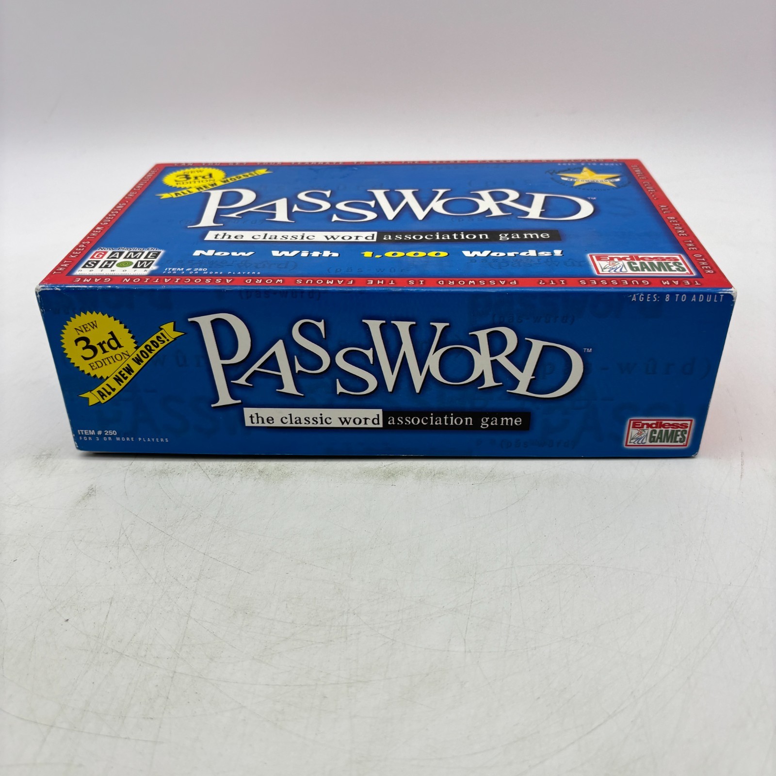 Password 3rd Edition COMPLETE Endless Games 2001 Word Association Party Family