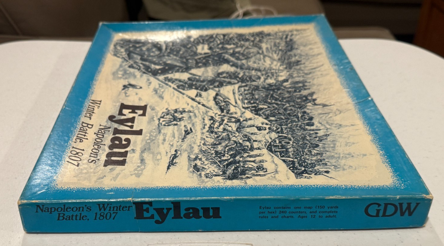 GDW Napoleonic Wargame Eylau 1980 COMPLETE