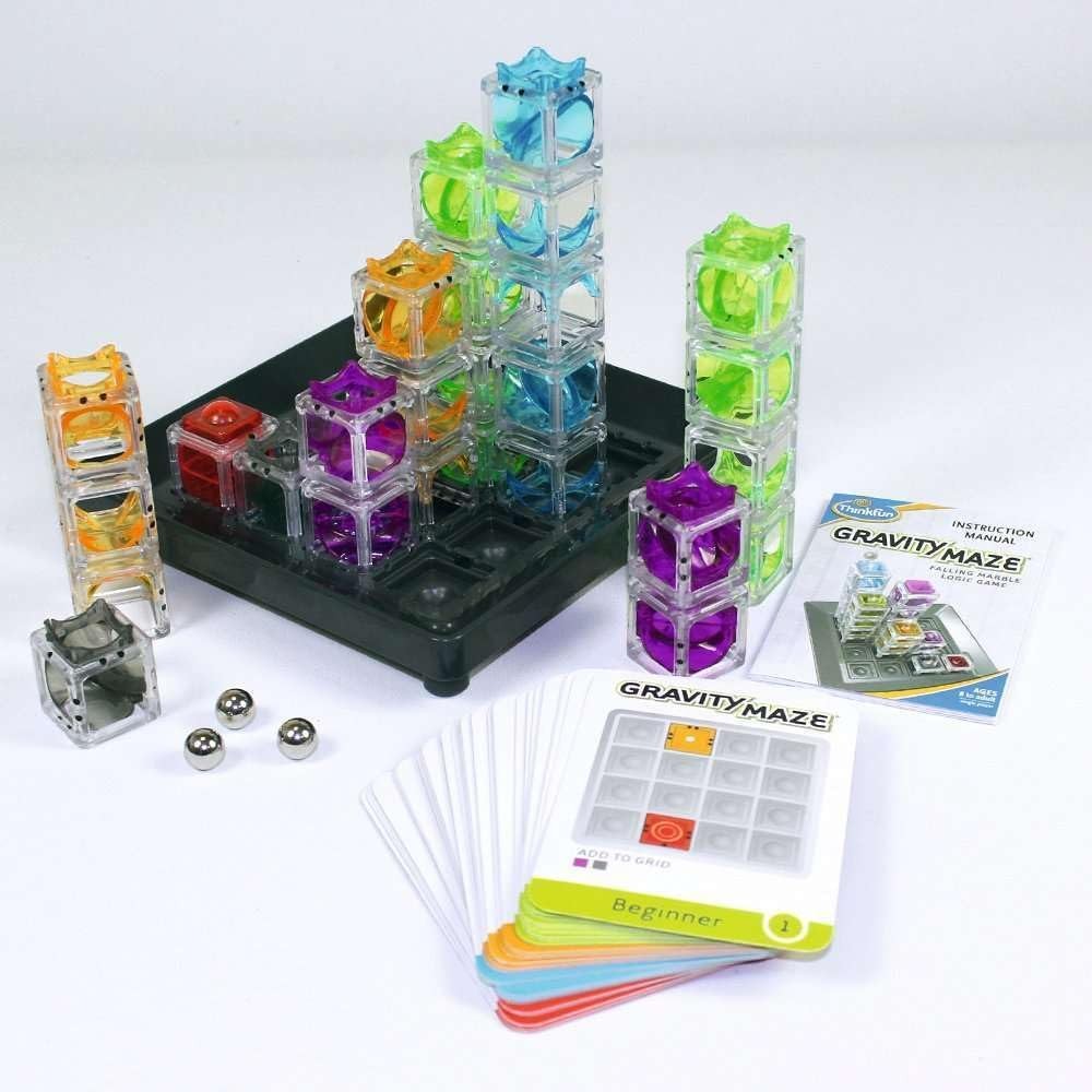 ThinkFun Gravity Maze Falling Marble Challenge Logic Brain Game and STEM Toys fo