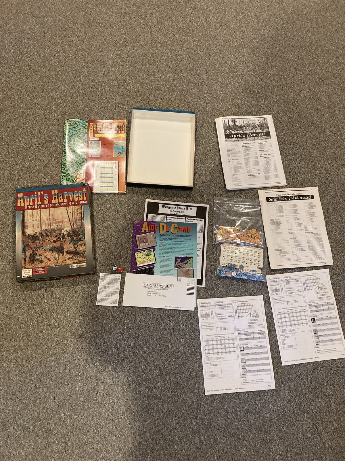 The Gamers April’s Harvest: The Battle of Shiloh, April 6 & 7, 1862, punched