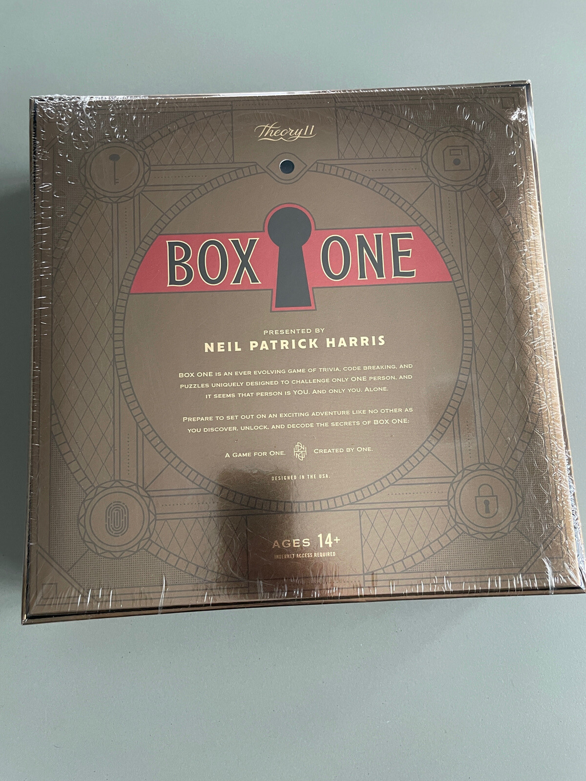 🔥🔥 Box One Game Presented By Neil Patrick Harris & Theory 11 BRAND NEW SEALED!