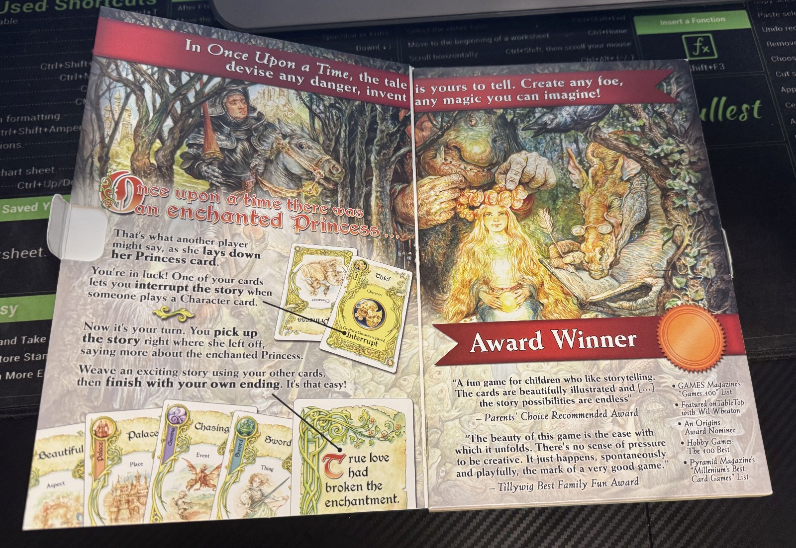 Once Upon a Time Storytelling Game – Atlas Games 2012 Complete in box