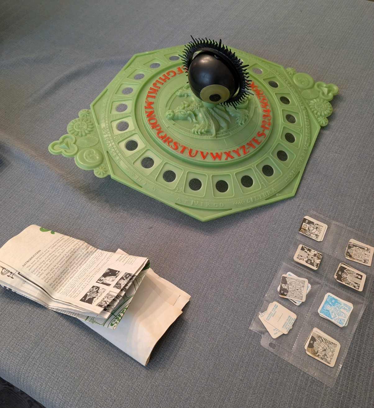 Vintage 1967 TRANSOGRAM Ka-Bala Fortune Tarot Board Game 1967 RARE in Box