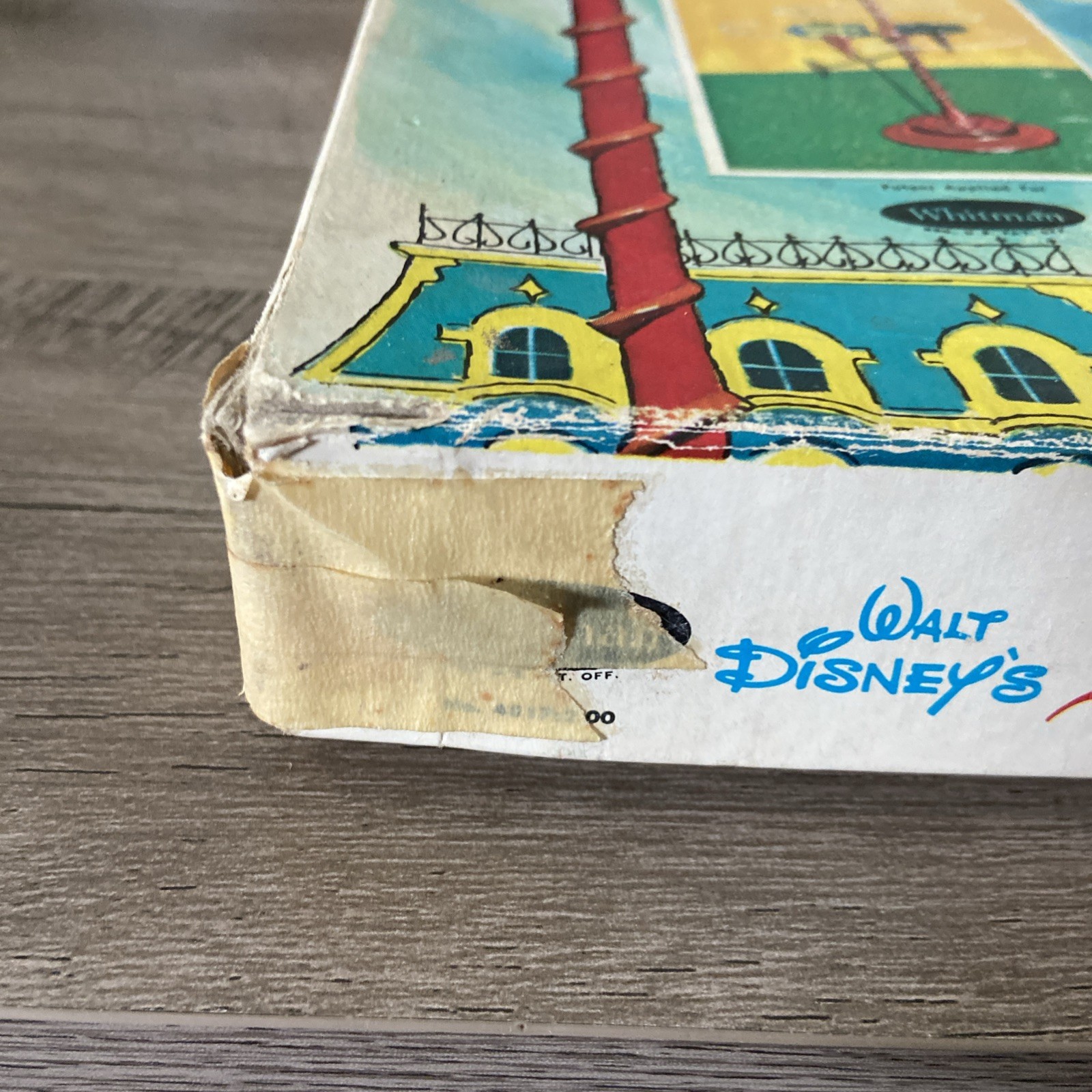 Walt Disney’s Disneyland Board Game 1965 COMPLETE Vintage Wear