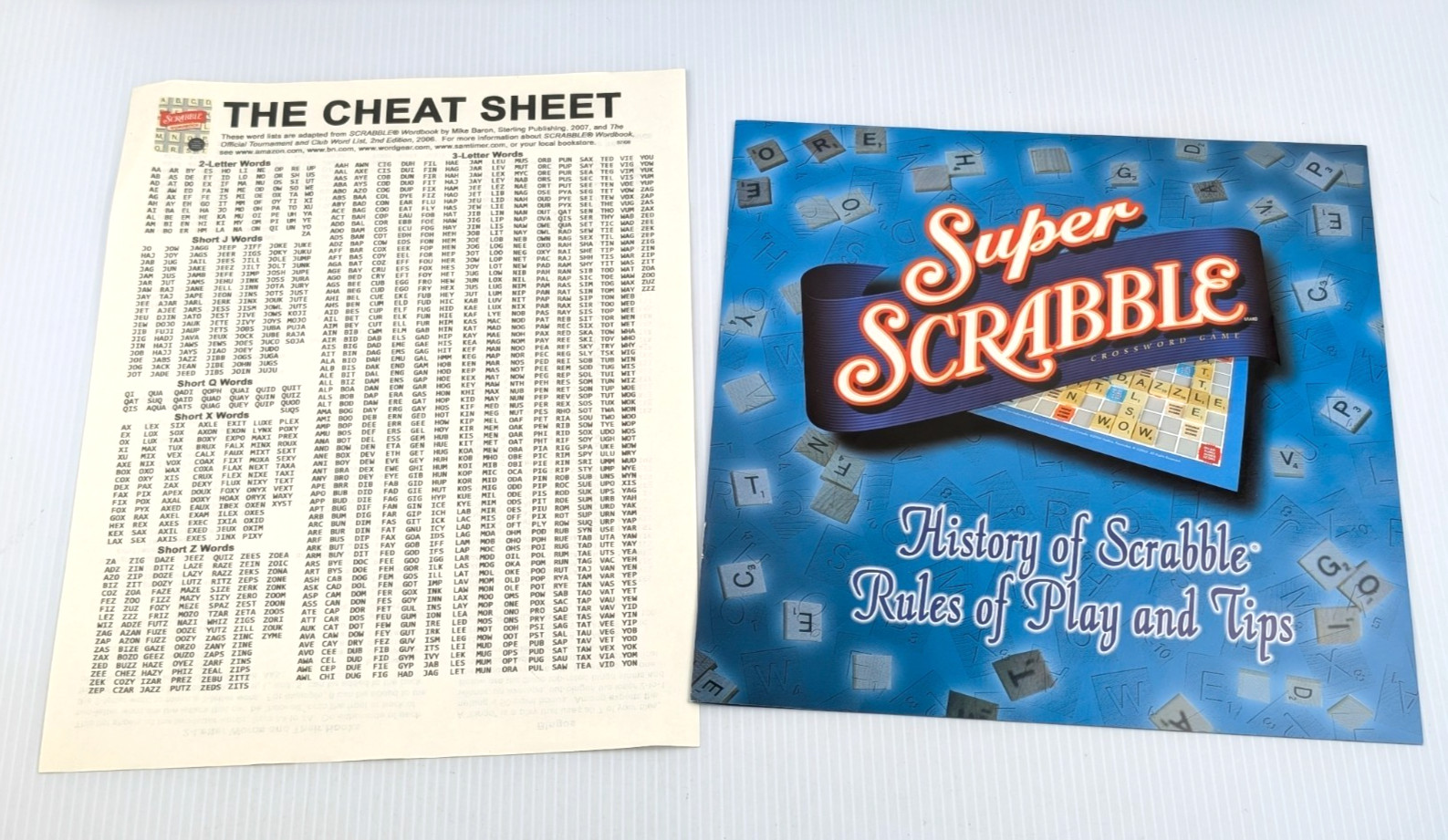 Super Scrabble Board Game by Hasbro – 2004 – 100% COMPLETE with All 200 Tiles!