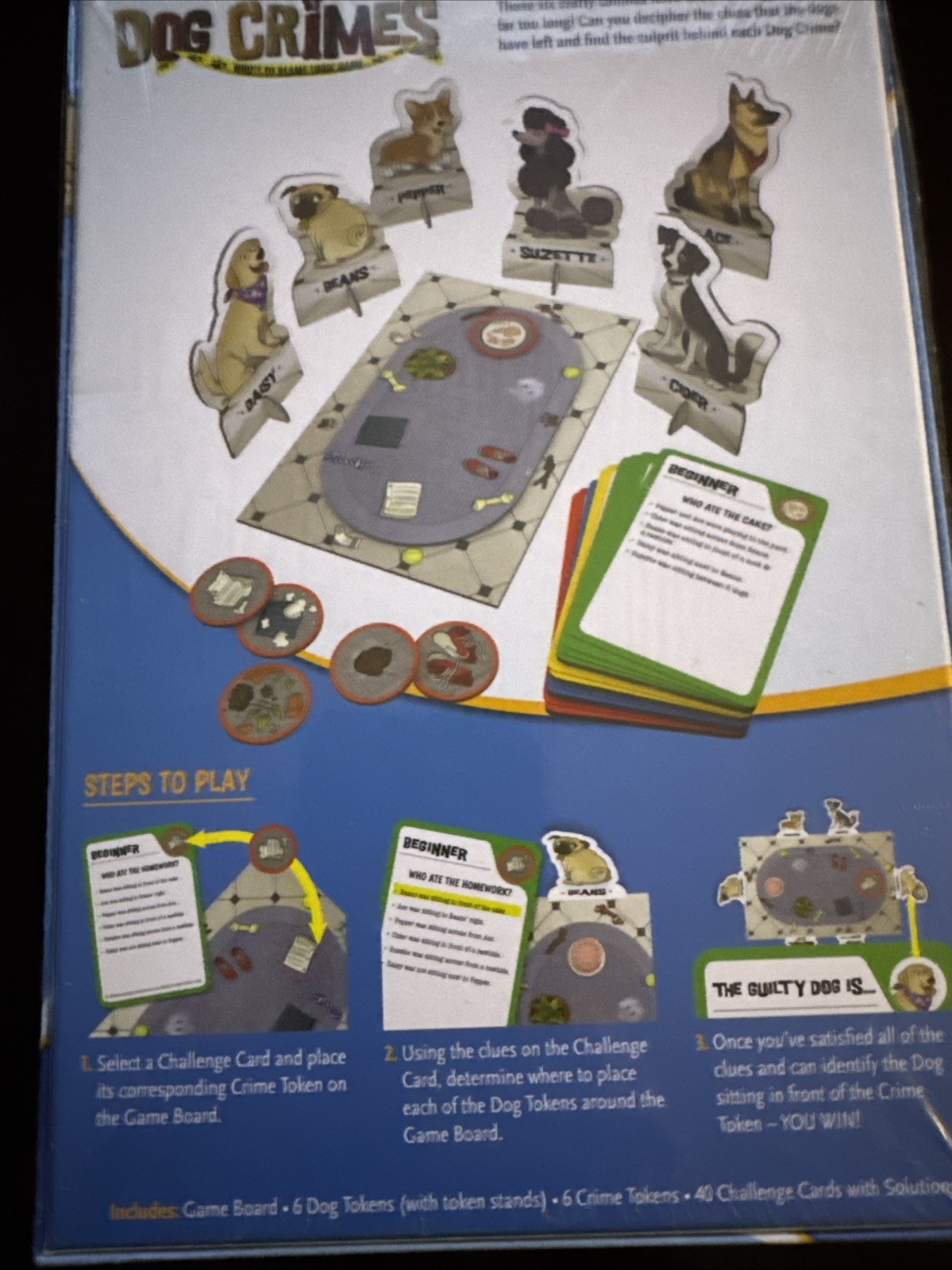 ThinkFun Dog Crimes Logic Game and Brainteaser for Boys and Girls Age 8 & Up