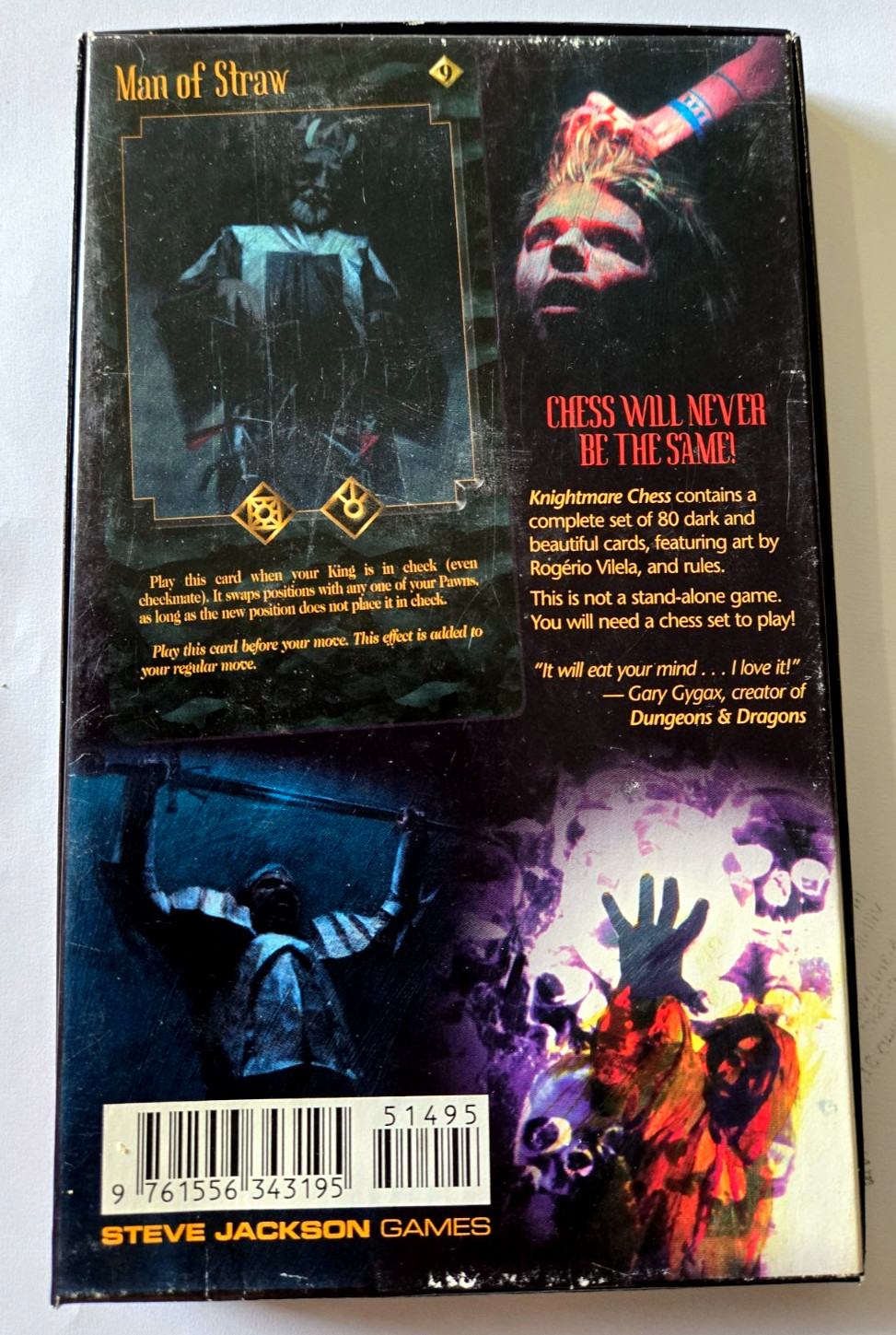 Knightmare Chess English 1st Edition Steve Jackson Games 1996 Very Good Cond