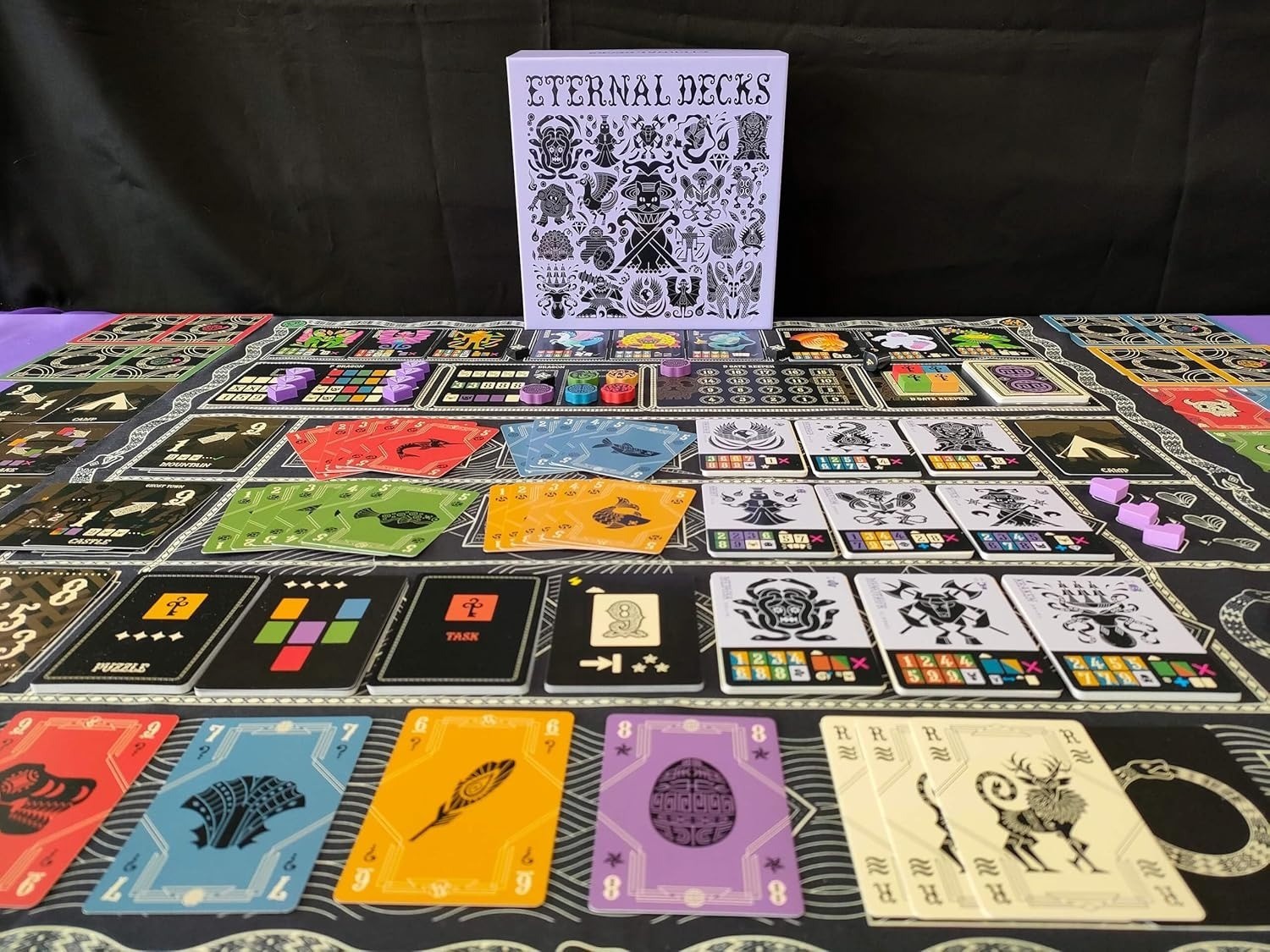 Eternal Decks Co-op Card Board Game 1–4 Players JP Ver. English Manual