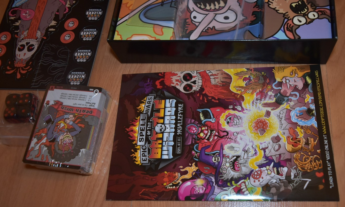 Cryptozoic Epic Spell Wars of the Battle Wizards Duel at Mt. Skullzfyre Game