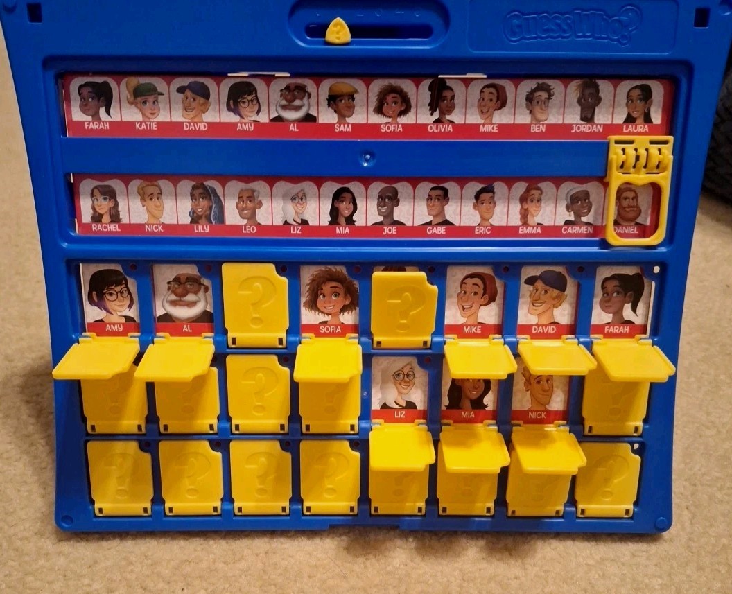 Hasbro Guess Who Game 2022 Yes & No Questions 2 Player Age 6+ Good Condition