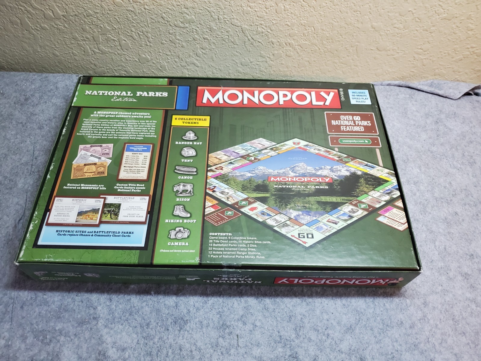 Monopoly National Parks Edition 2014 100% Complete Family Board Game