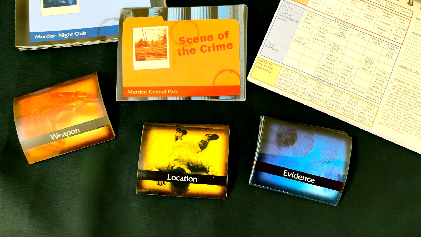 Law & Order Detective Game (Box Edition) COMPLETE 200 Board Game, Cardinal Ind.