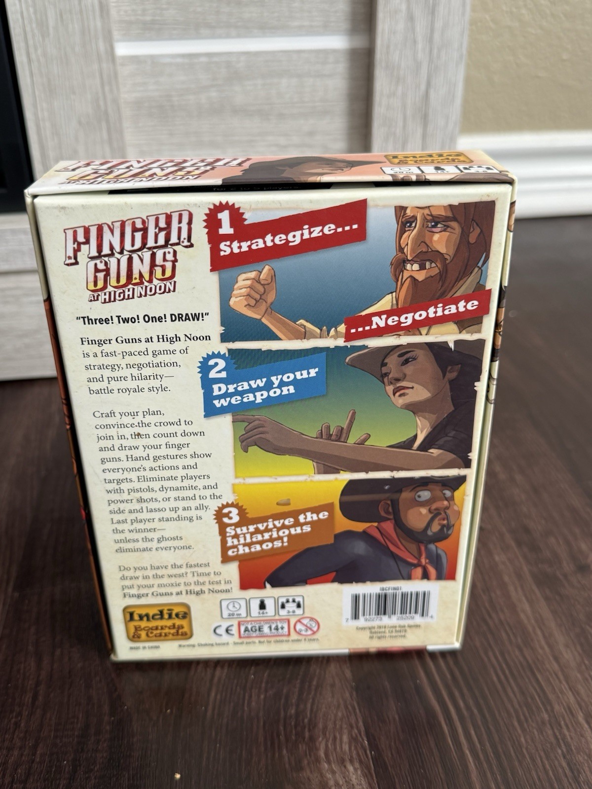 Indie Boards & Cards: Finger Guns At High Noon – Shoot Your Friends, Complete