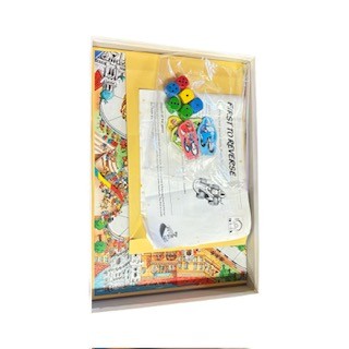 Ravensburger First To Reverse Board Game Vintage Racing Car Dice Game 81 260 8