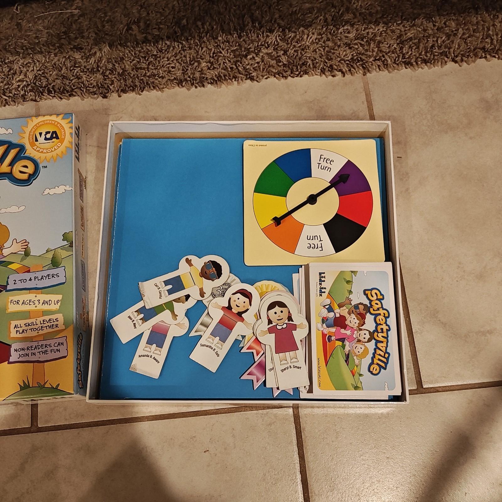 Safetyville Child Safety Board Game Educational Vintage 2003 Homeschool