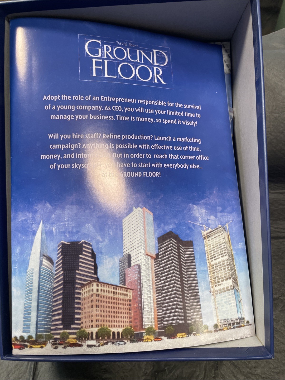 GROUND FLOOR (Tasty Minstrel Games) PLUS Skyline EXPANSION 2012 MINT