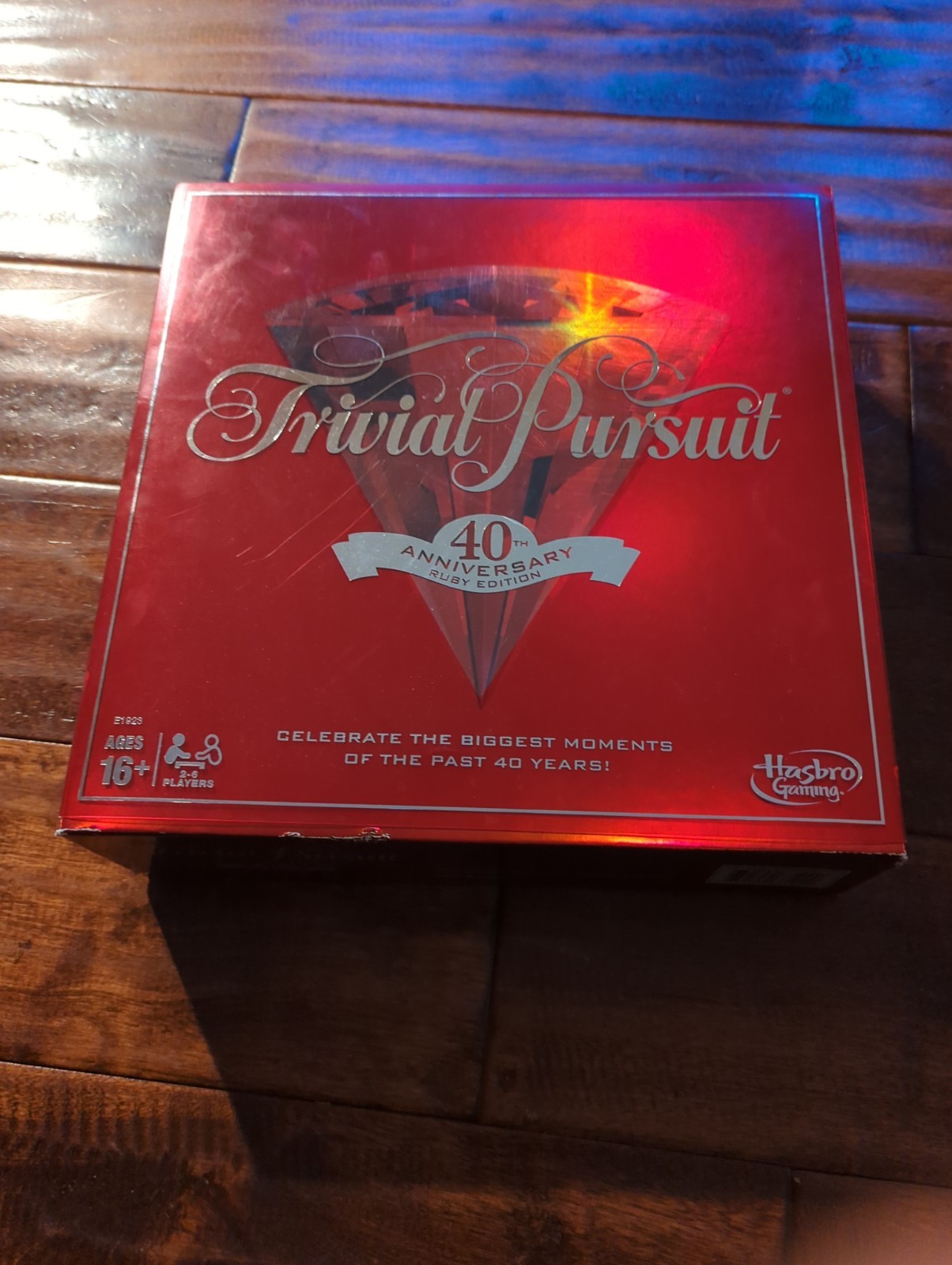 2017 Hasbro Trivial Pursuit 40th Anniversary Ruby Edition Game E1923 COMPLETE!