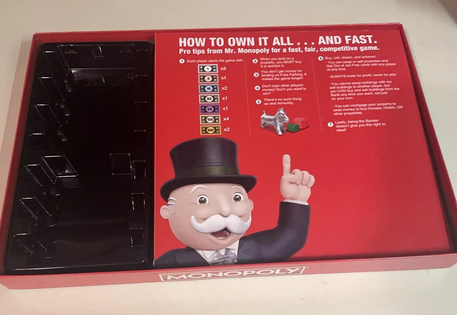 Monopoly Board Game, Family Board Game, Intact