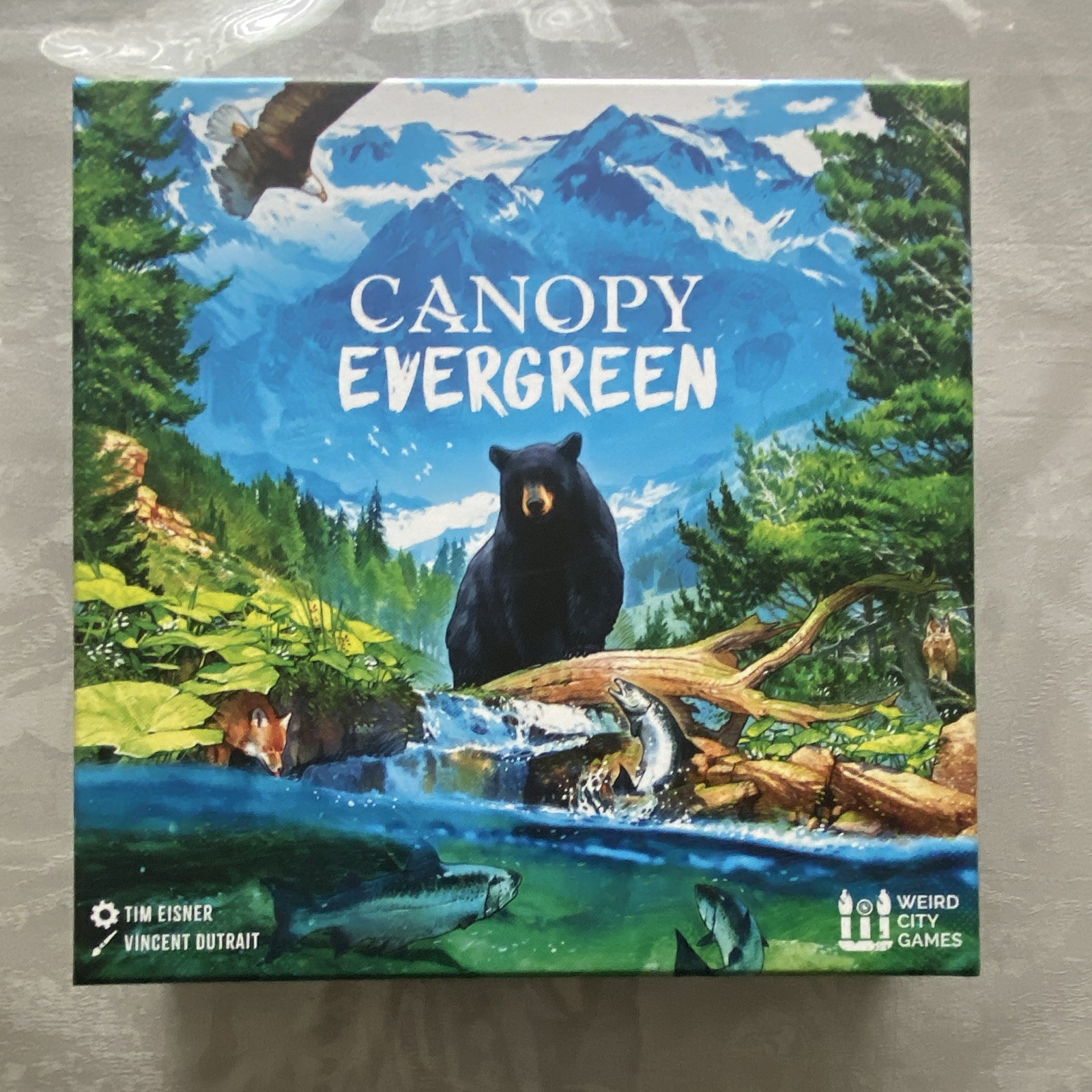 Weird City Games Canopy Evergreen Board Game, Strategy, Ages 10+, 1-4 Players