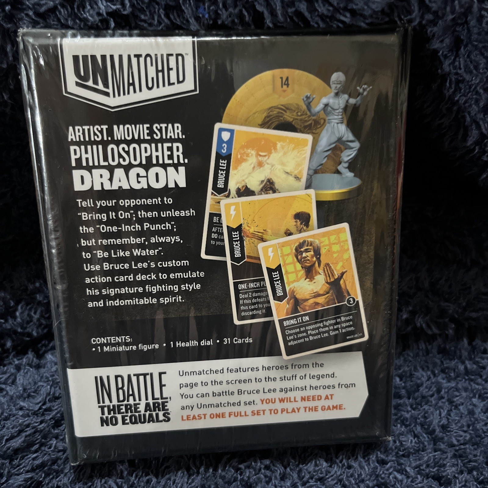 OOP Unmatched BRUCE LEE solo expansion – Complete/Open/Unplayed